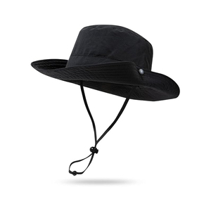 <b>Summer</b> Outdoor Safari <b>Hat</b> for <b>Men</b> Women Compact Waterproof 3D Embroidery Hiking Fishing Bucket <b>Hat</b> - Product Image 5