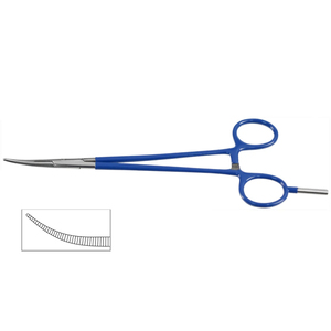 Pinzas Monopolares Aisladas Adson, Manuales, 7-1/4" (18.5cm), Curvas, Hemostáticas, para Coagulación, Cirugía Plástica de Senos y Cuello, Vaslcare - Product Image 1