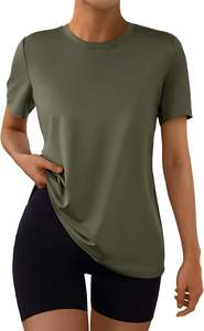 Camiseta Deportiva para Mujer, de Secado Rápido, Absorbe la Humedad, para Gimnasio, Entrenamiento, Running - Product Image 2