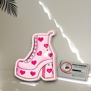 Custom Magnetic Pink Heart Shoes Tiles Eyelash Extension Pallet New Heart <b>Square</b> Flower Acrylic Lash Tile Artists Beauty <b>Tool</b> - Product Image 6