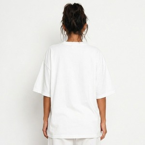 Último Diseño 2026 Camisetas de Verano Holgadas y Transpirables para Mujer, 100% Algodón, Estilo Urbano, con OEM ODM - Product Image 2