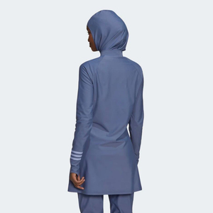 <b>Muslim</b> Women's Modest <b>Swimwear</b> Activewear Set Lightweight Knitting Solid Polyester Breathable Long Sleeve UPF50+ Quick Dry - Product Image 6