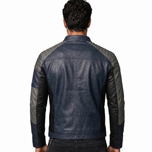 Men Leather <b>Jacket</b> Premium Genuine Leather Outerwear Classic Casual Coat Comfortable Fit For Winter Fashion Travel Outdoor - Product Image 5