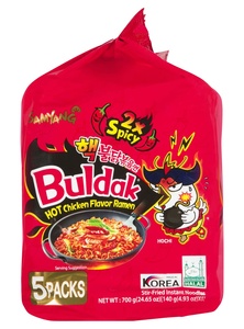 Prix d'usine, haute qualité, Samyang Buldak Ramen Hot Chicken 2x Spicy 140g, nouilles instantanées, nourriture coréenne, fournisseur en gros pour l'exportation ! - Product Image 4