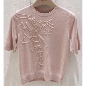 Women's Red V-Neck Knit Cardigan Full Sleeve Solid Color Button Front Elegant Autumn Wear 100% Acrylic Regular Fit - Product Image 6