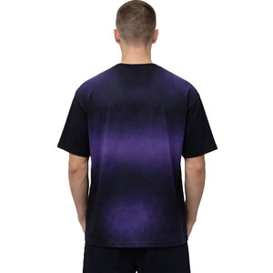 เสื้อเชิ้ตผู้ชายสีพื้นไล่เฉดสีพร้อมโลโก้สั่งทำ ผ้าคอตตอนหนา 190 GSM สตรีทแวร์แฟชั่นอเมริกา ย้อมสีแบบ Tie Dye รับผลิตแบบ OEM แบรนด์ส่วนตัว - Product Image 3