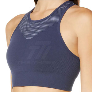 Sujetador Deportivo de Yoga de Primera Calidad, Transpirable, Simple, con Soporte Frontal Alto, para Ejercicio Diario, Tejido Suave, Cómodo y Elástico para Mujer - Product Image 4