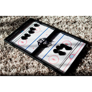 Jeu de société de hockey sur glace rapide en bois pour vente en gros – Jeu de table interactif portable Fast Track - Product Image 2