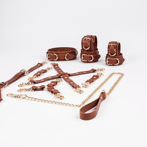 Kit de 11 Pièces de Contraintes en Cuir Véritable Vintage sur Mesure – Équipement de Bondage Robuste en Gros – Articles en Cuir Premium Personnalisés - Product Image 6