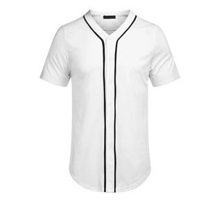 รับผลิตเสื้อเบสบอลคุณภาพสูง 100% โพลีเอสเตอร์ ออกแบบตามสั่ง ขายส่ง OEM สีและโลโก้แบรนด์ของคุณเอง สำหรับผู้ใหญ่ แขนสั้น แห้งเร็ว - Product Image 2