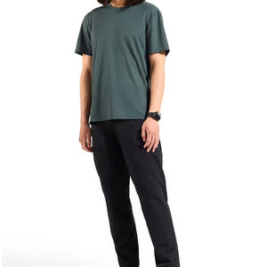 Camiseta Casual Personalizada para Hombre, Cuello Redondo, Manga Corta, 100% Algodón Canvas, 220 Gramos, Corte Regular, Lisa, Ecológica, Transpirable - Product Image 3