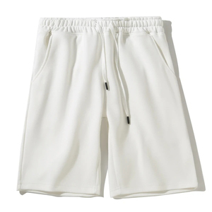 Prix de gros – Short de jogging et de basketball décontracté pour homme, couleur unie, 100 % coton, avec cordon de serrage, coupe ample, séchage rapide - Product Image 5