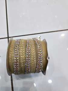 Bordures en dentelle ornées de strass en cristal pour chapeaux, vêtements, sacs et chaussures - Forme œil de cheval, fixation à chaud, style à tige adhésive - Product Image 2