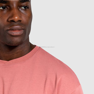 Camiseta 100% Algodón Antiarrugas para Hombre, Cómoda, 160 Gramos, Transpirable, Diseño Deportivo Extra Grande, Logotipo Sencillo, Fabricada - Product Image 4