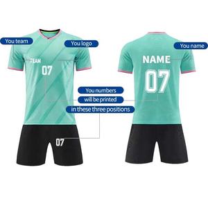 เสื้อแข่งแห้งเร็ว ชุดทีมฟุตบอลพร้อมปักโลโก้ ชุดกีฬาคุณภาพพรีเมียม ชุดฟุตบอลสำหรับเด็กและผู้ใหญ่ ชุดยูนิฟอร์มฟุตบอล - Product Image 4