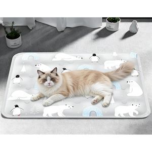 Nuovo Tappetino Refrigerante Portatile per Animali Domestici 90x60cm, Lavabile, in Gel, di Alta Qualità, per Cani, Fantasia Tinta Unita - Collezione Estate 2026 - Product Image 5