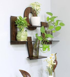 <b>Wall</b> Mounted MDF Floating Shelf Stylish Space Saving <b>Wall</b> Shelf for Living Room <b>Bedroom</b> Kitchen - Product Image 2