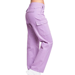 Outerwear Best Stylish Cargo Pants Outdoor Wear Fashionable Good Quality Customized Logo Cargo Pants For Women's - Product Image 4