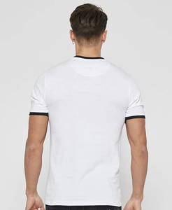 เสื้อยืดออกกำลังกายผู้ชายแบบรัดรูป แห้งเร็ว ระบายอากาศดี เหมาะสำหรับวิ่ง ฟิตเนส คอกลม แขนสั้น ใส่สบายในฤดูร้อน - Product Image 2