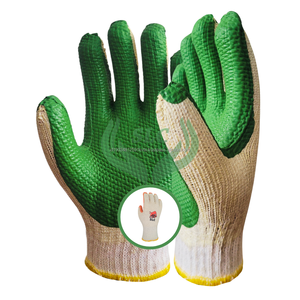 ถุงมือยางเคลือบ SLC ป้องกันการลื่น ลายเกล็ดปลาเต็มตัว ข้อมือถัก สำหรับงานทั่วไป - Product Image 6