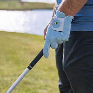 Gants de golf unisexes en cuir véritable de haute qualité, imperméables, anti-transpiration, ajustement confortable, adhérence améliorée, accessoires sportifs - Product Image 4