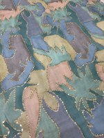 Tela de Encaje Brocado Jacquard Africano, 100% Poliéster, Textil de Malla Bordada para Vestidos de Novia y Ropa de Boda