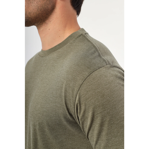 เสื้อยืดผู้ชายทรงบ็อกซี่สุดหรู สไตล์วินเทจ ล้างสีแบบแอซิด ผ้าคอตตอนหนา ทรงไหล่ตก รับสกรีนลายปักโลโก้ สตรีทแวร์ - Product Image 5