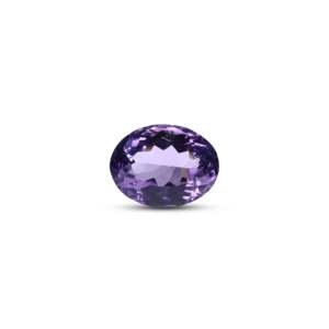 Natural Oval Cut Amethyst Loose Gemstone 9.6 Carat for Fine Jewelry - Product Image 1