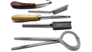 Kit d'outils de ferrage pour chevaux personnalisé, instruments vétérinaires, ensemble de soins des sabots, outils de coupe des sabots en acier inoxydable pour chevaux - Product Image 3