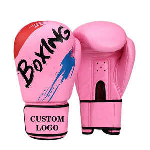 Custom Logo Leather Boxing Gloves Wholesale Durable Non-Slip Training Gloves for Adults Martial Arts Gym - Product Image 1