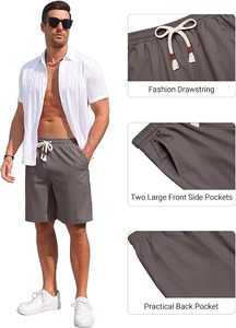 Pantalones Cortos Chino Premium para Hombre, Ropa Casual de Verano, Pantalones Cortos Chino Elásticos para Hombre, Estilo Casual Elegante, Logotipo Personalizado, Pantalones Cortos de Golf para Hombre - Product Image 5