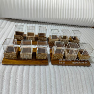 Juego de tres piezas Luxy Castle Bandeja con contenedores de postres de rfcrafts - Product Image 2