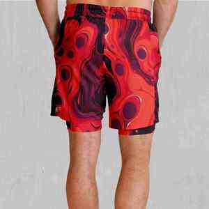 Shorts de Baño para Hombre, Estampados, de Secado Rápido, con Cierre de Cordón, Casuales, de Cintura Alta, Transpirables y Ecológicos - Product Image 2