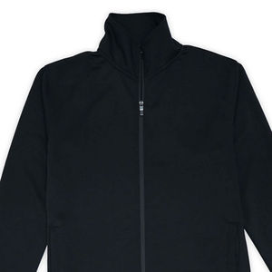 Chaqueta Deportiva Cortavientos para Hombre, Traje Deportivo Ligero e Impermeable con Cremallera Completa, Color Negro, Venta al Por Mayor - Product Image 6