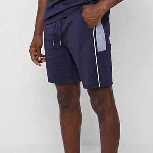 Ensembles de shorts d'été pour hommes, nouvelle collection, 100% coton, t-shirt à manches courtes et shorts, 2 pièces, design personnalisé, ensembles d'été pour hommes - Product Image 3