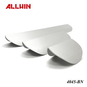 Poignée de meuble en laiton OEM personnalisée 85mm 150mm 300mm, poignée moderne en nickel brossé, quincaillerie de mobilier - Product Image 6