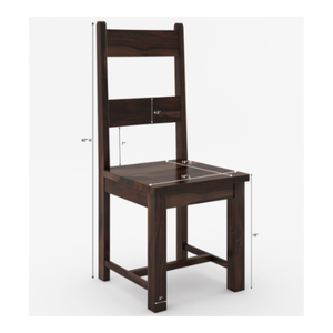 เฟอร์นิเจอร์เก้าอี้ไม้สักเก่าแก่ที่สวยงามคลาสสิก - Product Image 4