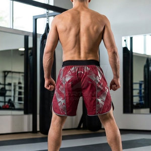 Professional MMA <b>Shorts</b> For Men Flexible Fit Quick Dry Material For Boxing <b>Grappling</b> And Training MMA <b>Shorts</b> - Product Image 4