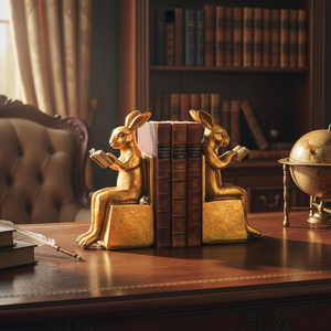 ที่วางหนังสือรูปกระต่ายโบราณ ที่วางหนังสือวินเทจรูปกระต่าย ที่วางหนังสือโบราณรูปกระต่าย ที่วางหนังสือตกแต่งรูปกระต่าย - Product Image 6