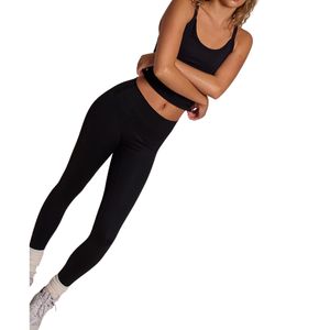 Top Corto Acanalado Personalizado al por Mayor para Mujer, Top Corto con Cuello Redondo, Sin Mangas, para Gimnasio, Correr, Entrenamiento, Yoga - Product Image 3