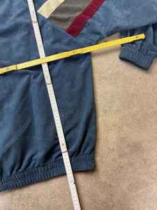 Survêtement unisexe respirant taille personnalisée bleu rétro années 90, vêtements de sport old school, veste et pantalon de survêtement italiens - Product Image 3