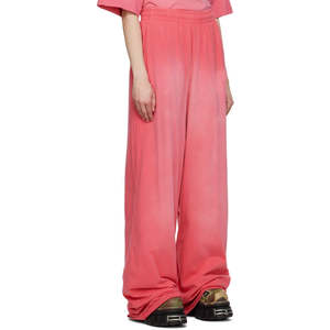 Pantalones Deportivos Casuales de Pierna Ancha y Corte Regular para Mujer, 100% Algodón Felpa, Secado Rápido y Transpirables, Diseño y Estampado Personalizables - Product Image 2