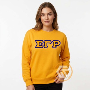 Vêtements grecs personnalisés pour femmes, de haute qualité, en molleton de coton uni, brodés, écologiques, pour l'hiver, de la sororité Sigma Gamma Rho - Product Image 2