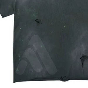 T-shirt Homme Personnalisé OEM Style Urbain Effet Vieilli Col Rond Qualité Supérieure Coupe Classique 100% Coton Séchage Rapide Écologique - Product Image 6