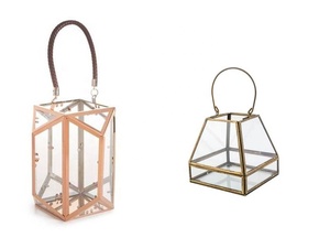 GOOD <b>DESIGN</b> Handmade <b>Glass</b> Terrarium 6" 8" Geometric <b>Design</b> Indoor Plants Tabletop Display - Product Image 6