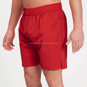 Short d'été pour hommes personnalisé en gros avec taille élastique High Street Style Solid Pattern Digital Printing Custom Logo Design - Product Image 5