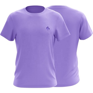 Camisetas de hombre 100% algodón personalizadas al por mayor, ropa de calle alta unisex de talla grande, camisetas de tela de algodón en blanco - Product Image 1