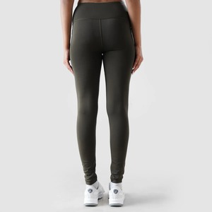 Leggings de sport tricotés pour femmes, taille haute élastique, couleur unie, respirants, sans couture, séchage rapide, pour yoga et fitness, vente en gros personnalisée - Product Image 5