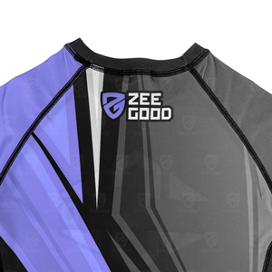 Custom Brand Logo Short Sleeve Men's Rash Guard Women's <b>Surfing</b> Sun Protection Shirt Design Your Own - Product Image 4