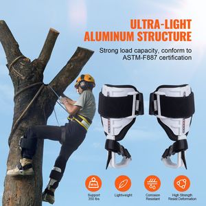 Ramponi da Arrampicata in Alluminio Bianco per Arboristi, Attrezzatura e Accessori per Arrampicata - Product Image 2